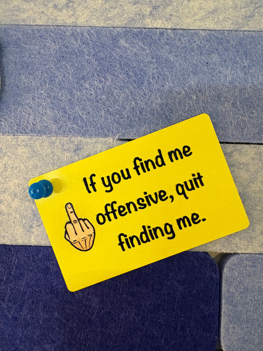 Offensive Card