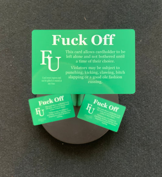 F**K Off Card
