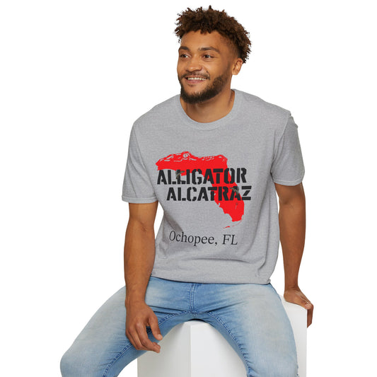 ‘Alligator Alcatraz’ Unisex Softstyle T-Shirt