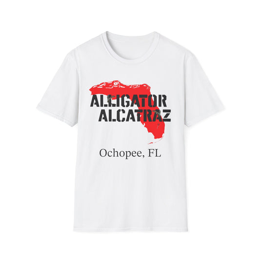 ‘Alligator Alcatraz’ Unisex Softstyle T-Shirt