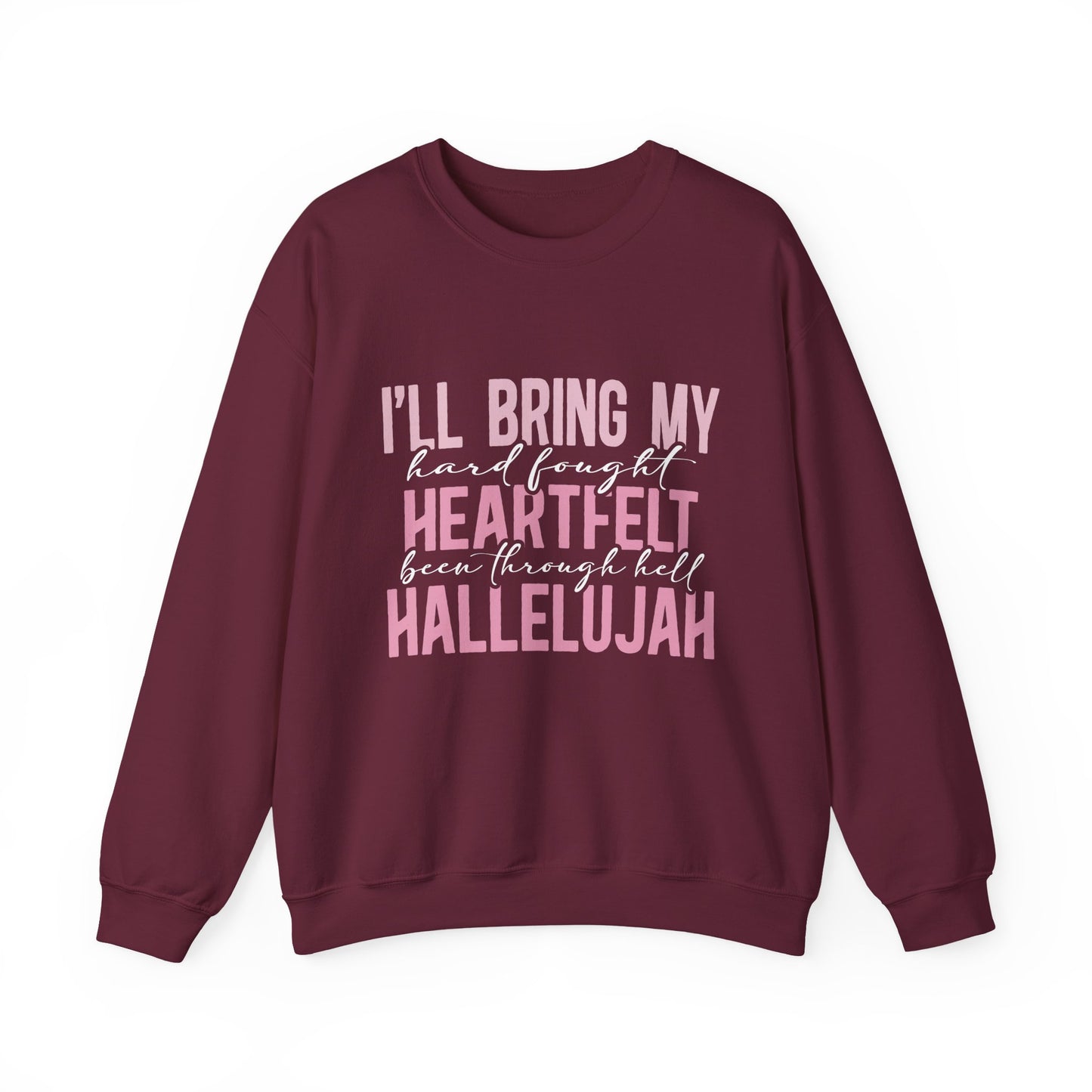 Heartfelt Hallelujah Crewneck Sweatshirt