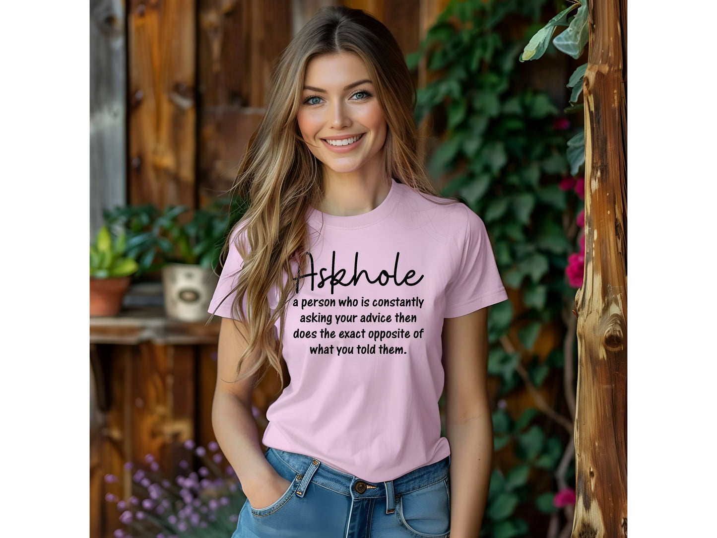 ‘Askhole’ Funny T-Shirt