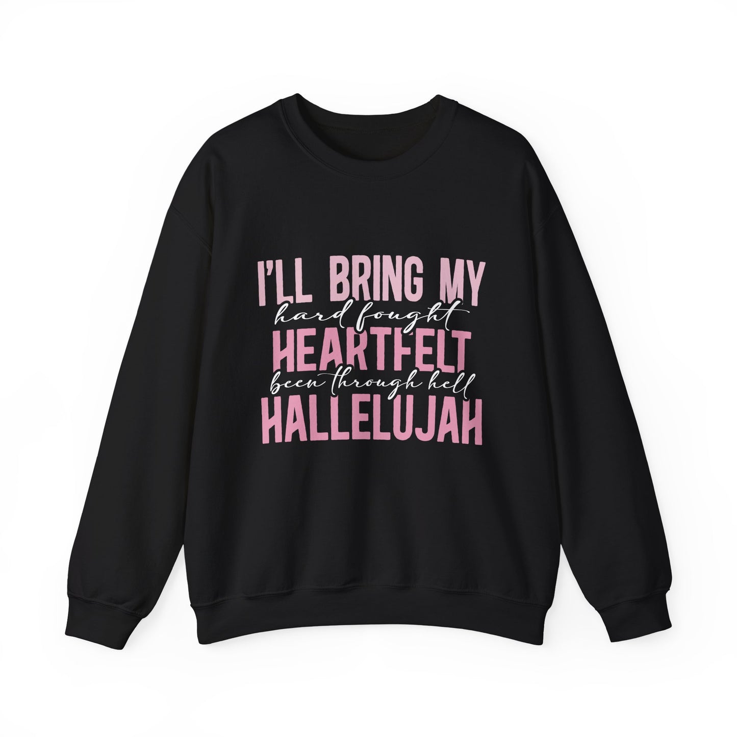 Heartfelt Hallelujah Crewneck Sweatshirt