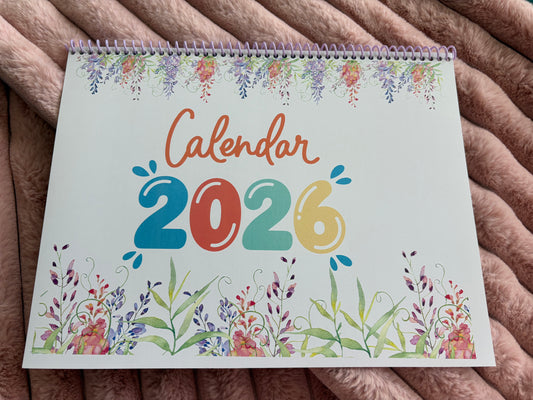2026 Spiral Bound Calendar