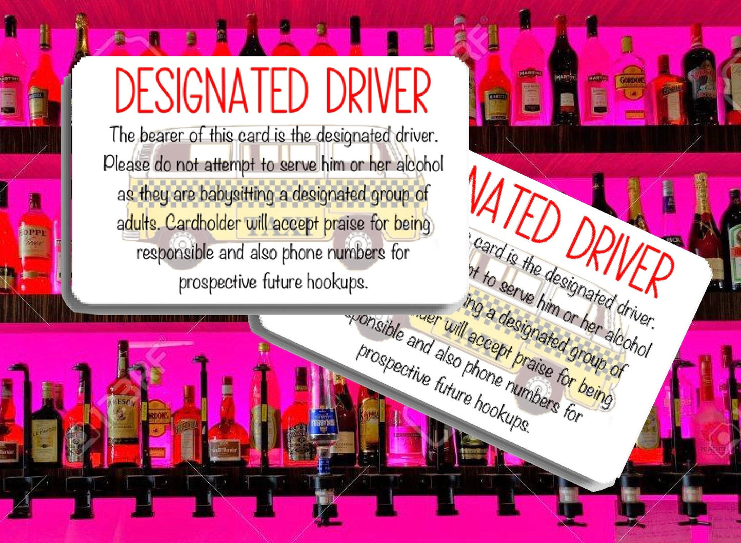 Designated Driver Card- Because Someone Has to Be the Adult