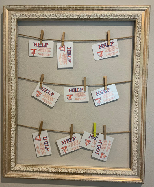 Help Card- Emergency Help Needed