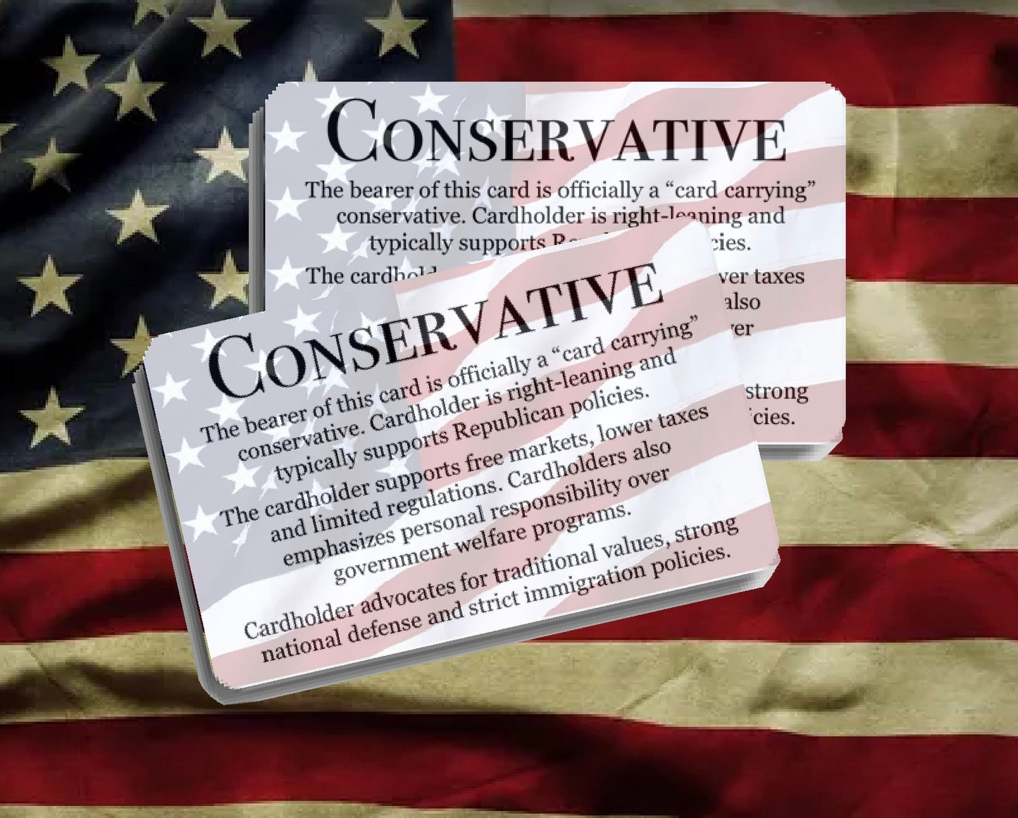 Card Carrying Conservative