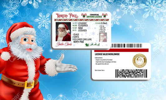 Santa Clause Drivers License