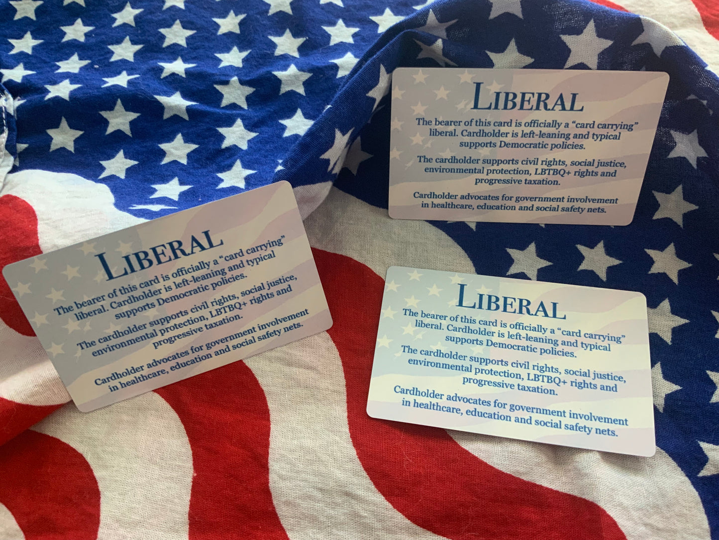 Liberal Card- Finally be that card carrying liberal you talk about.