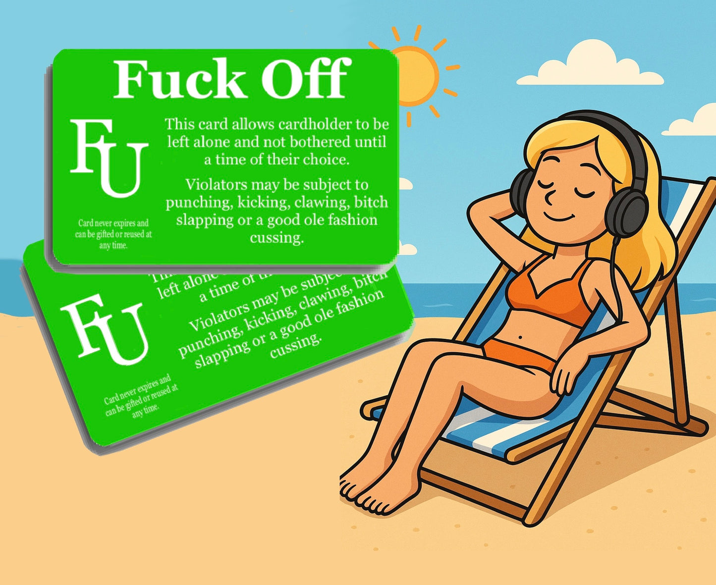 F**K Off Card